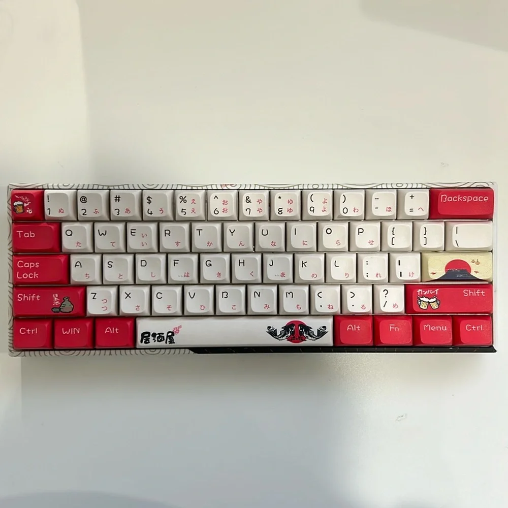 HITIME XVX M61 60% Mechanical Keyboard Wireless, Rechargeable Gaming,RGB Backlit